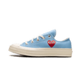 thumbnail image 1 of CONVERSE MENS Chuck 70 CDG OX AC "Bright Blue" 168303C 168303C from Stadium Goods, 1 of 8