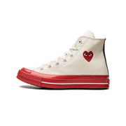 CONVERSE MENS Chuck 70 High "CDG Play - Pristine Red" A01794C A01794C from Stadium Goods