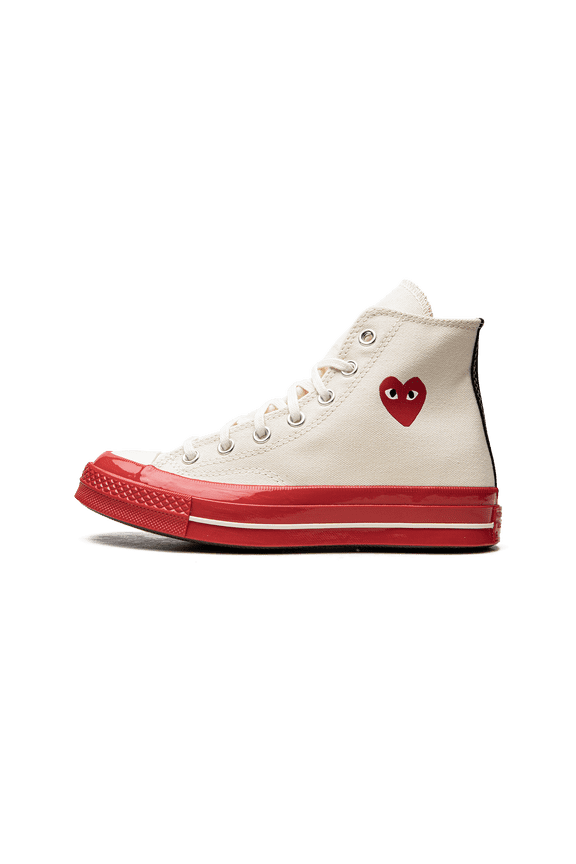 MENS Chuck 70 High "CDG Play - Pristine Red" A01794C A01794C from Stadium Goods