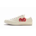 thumbnail image 1 of CONVERSE MENS Chuck 70 Ox "Comme Des Gar&ccedil;ons PLAY / Half Heart White" 150207C 150207C from Stadium Goods, 1 of 6