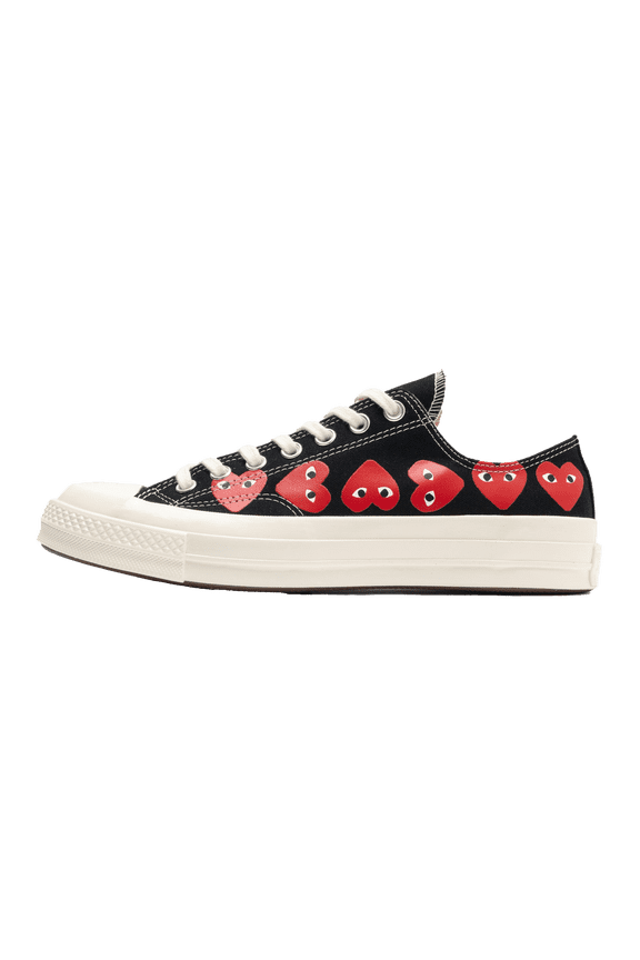 MENS Chuck Taylor All Star 70 Ox "Comme des Garcons PLAY Multi-Heart Black" A08149C A08149C from Stadium Goods