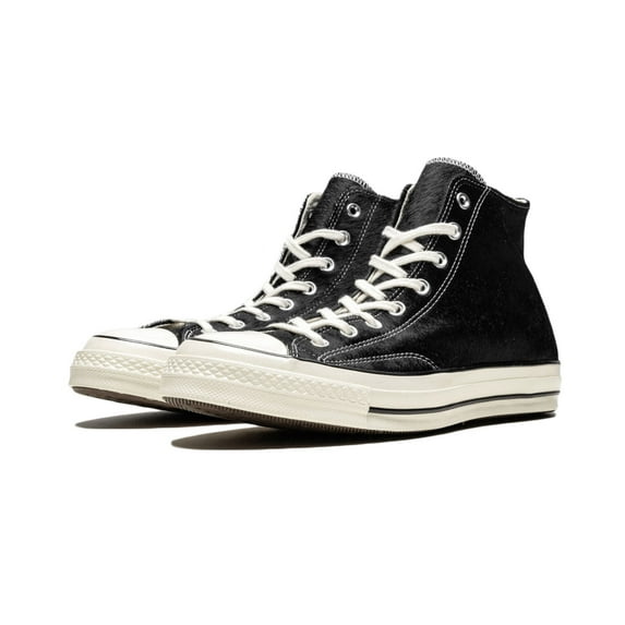 CONVERSE Unisex 'Pony Hair' Chuck 70 Hi Sneakers, Black, M 11 / W 13