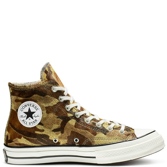 CONVERSE Unisex 'Pony Hair' Chuck 70 Hi Sneakers, Green, M 11 / W 13