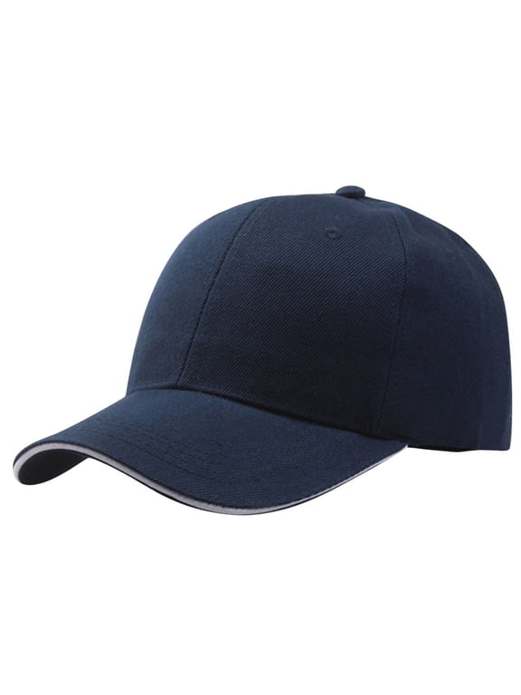 Baseball Cap Women Hats Women Baseball Cap Snapback Hat Hip-Hop Adjustable Ny Baseball Cap (Navy Blue,One Size)