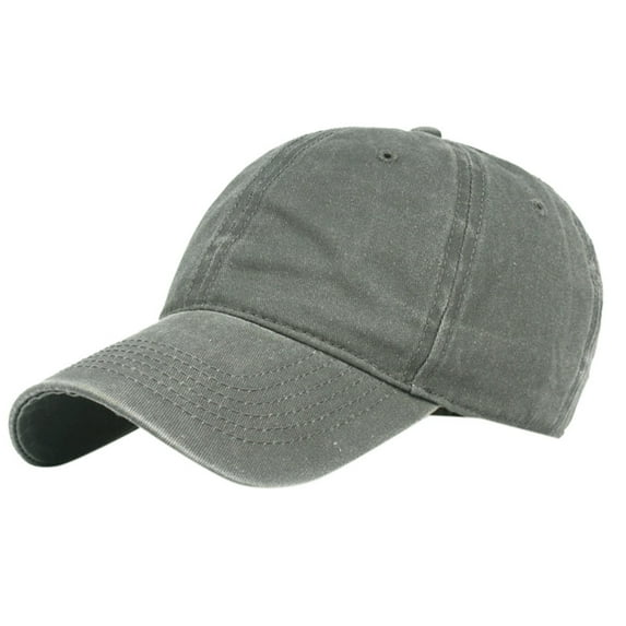 CONYUMN Baseball Hat Women 's Baseball Cap Cotton Outdoor Visor Solid Color Casual Cap Cap Baseball Hat (Gray,One Size)