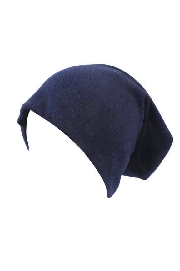 Fedoras Womens and Mens Pullover Caps Sports Street Hip Hop Casual Caps Mens and Womens Loose Knit Cotton Hats Fedora for Men Cowboy Hat (Navy Blue,One Size)
