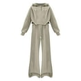 thumbnail image 1 of CONYUMN Outfits for Girls 10-12 Girl 2 Piece Outfits Fall Trendy Sweatsuit Oversized Sweatshirt Sweatpants Matching Sweat Set Kids Clothes Girls Size 10-12 (Green,120), 1 of 4