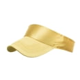 thumbnail image 1 of CONYUMN Visor Fashion Women Men Breathable Beach Adjustable Baseball Cap Hip Hop Hat Sun Hat Visor for Women Sun Visor Hat for Women (Yellow,One Size), 1 of 4