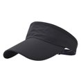 thumbnail image 1 of CONYUMN Women 's Visors Adult Casual Fashion Solid Adjustable Outdoor Sunshade Breathable Visors Hat Womans Visor Visors Women (Dark Gray,One Size), 1 of 6