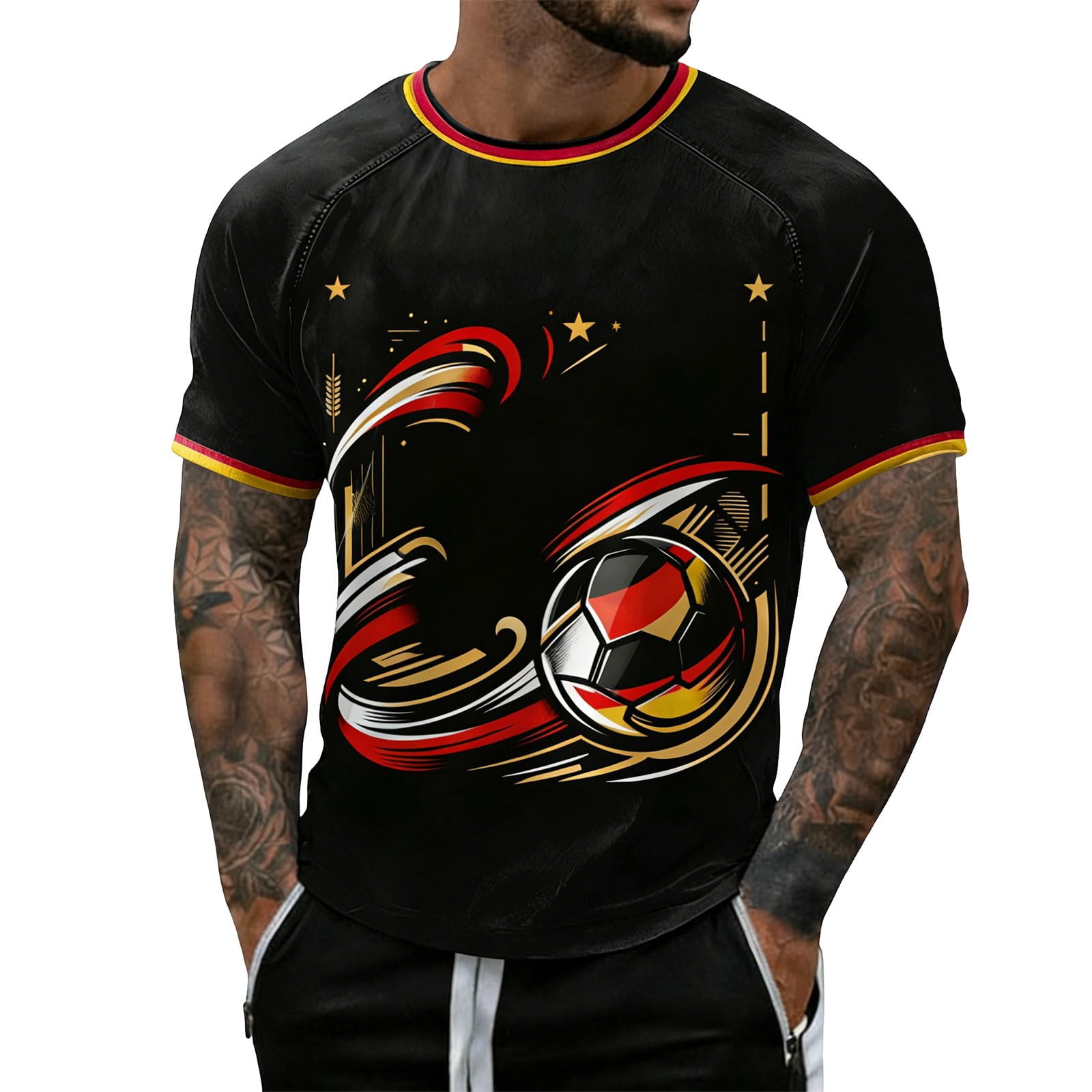CONZONE 2026 Fifa World Cup Mens Tshirts Short Sleeve T Shirts for Men ...