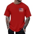 thumbnail image 1 of CONZONE 4Th Of July Mens T-Shirts Short Sleeve Independence Day T Shirts for Men Crew Neck Patriotic Usa Flag Graphic Casual Summer Tee Tops, 1 of 5