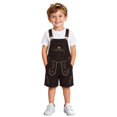 thumbnail image 1 of CONZONE Big Boys Overalls Adjustable Straps Graphic Jumpsuit for Kids Casual Romper for Boys, 1 of 4