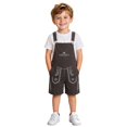 thumbnail image 1 of CONZONE Big Boys Overalls Adjustable Straps Graphic Jumpsuit for Kids Casual Romper for Boys, 1 of 4