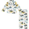 thumbnail image 1 of CONZONE Big Girls Pajama Set Long Sleeve Button Down Shirt and Pants Dog Print Soft Sleepwear 2 Piece Pjs Set Size 11-12 Years, 1 of 3