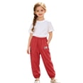 thumbnail image 1 of CONZONE Boys Baggy Pants Straight Leg Casual Pants for Child Elastic Waist Graphic Fall Winter Athletic Jogger Pants with Pockets, 1 of 8