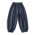 thumbnail image 1 of CONZONE Boys Baggy Pants Wide Leg Casual Pants for Child Elastic Waist Lightweight Fall Winter Athletic Jogger Pants with Pockets, 1 of 7