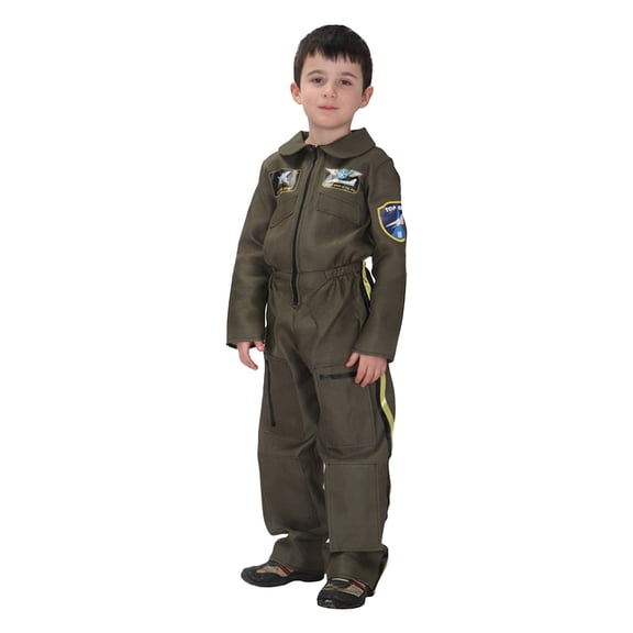 CONZONE Carnival Todder Kids Boys Pilot Dress Up Funny Festival Spacesuit Stage Performance Outfit Sets