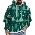 thumbnail image 1 of CONZONE Christmas Men's Hoodies Xmas Tree Hoodie for Men Graphic Long Sleeve Pullover Hooded Sweatshirt Soft Fall Winter Sweatshirts With Pocket, 1 of 3