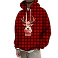thumbnail image 1 of CONZONE Christmas Mens Hoodies Xmas Deer Hoodie for Men Graphic Long Sleeve Pullover Hooded Sweatshirt Soft Fall Winter Sweatshirts With Pocket, 1 of 6