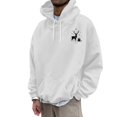 thumbnail image 1 of CONZONE Christmas Mens Hoodies Xmas Reindeer Hoodie for Men Graphic Long Sleeve Pullover Hooded Sweatshirt Soft Fall Winter Sweatshirts With Pocket, 1 of 4