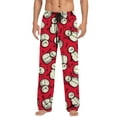 thumbnail image 1 of CONZONE Christmas Mens Pajamas Pants Xmas Snowman Graphic Pjs Pants for Men Wide Leg Elastic Waist Drawstring Soft Sleepwear Bottoms Cozy Fall Winter Homewear Loungewear, 1 of 4