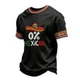 thumbnail image 1 of CONZONE Cinco De Mayo Mens T-Shirts Short Sleeve T-Shirts for Men Crew Neck Graphic Mexican May 5Th Tee Tops, 1 of 3