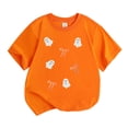 thumbnail image 1 of CONZONE Halloween Big Boys Tshirts Short Sleeve Ghost Graphic Tees for Boys Crew Neck Spooky Season Casual Tops, 1 of 4