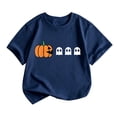 thumbnail image 1 of CONZONE Halloween Big Boys Tshirts Short Sleeve Graphic Tees for Boys Crew Neck Spooky Season Casual Tops, 1 of 6