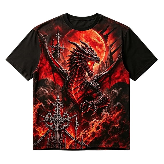 CONZONE Halloween Big Boys Tshirts Short Sleeve Graphic Tees for Boys Crew Neck Spooky Season Casual Tops
