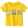 thumbnail image 1 of CONZONE Halloween Big Girls T Shirts Short Sleeve Ghost Graphic Tees for Girls Crew Neck Cute Tops, 1 of 3