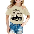 thumbnail image 1 of CONZONE Halloween Infant Girls T Shirts Short Sleeve Graphic Tees for Girls Crew Neck Funny Tops, 1 of 3