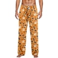 thumbnail image 1 of CONZONE Halloween Pajama Pant for Men Elastic Waist Drawstring Hallowmas Printed Mens Lounge Pants Soft Sleepewear Pjs Bottoms with Pockets, 1 of 4