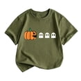 thumbnail image 1 of CONZONE Halloween Toddler Boys Tshirts Short Sleeve Graphic Tees for Boys Crew Neck Spooky Season Casual Tops, 1 of 6
