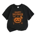 thumbnail image 1 of CONZONE Halloween Toddler Boys Tshirts Short Sleeve Graphic Tees for Boys Crew Neck Spooky Season Casual Tops, 1 of 4