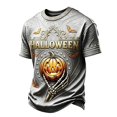 thumbnail image 1 of CONZONE Halloween Toddler Boys Tshirts Short Sleeve Graphic Tees for Boys Crew Neck Spooky Season Casual Tops, 1 of 3