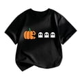 thumbnail image 1 of CONZONE Halloween Toddler Boys Tshirts Short Sleeve Graphic Tees for Boys Crew Neck Spooky Season Casual Tops, 1 of 6