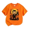 thumbnail image 1 of CONZONE Halloween Toddler Boys Tshirts Short Sleeve Graphic Tees for Boys Crew Neck Spooky Season Casual Tops, 1 of 4