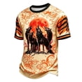 thumbnail image 1 of CONZONE Halloween Toddler Boys Tshirts Short Sleeve Graphic Tees for Boys Crew Neck Spooky Season Fashion Tops, 1 of 3