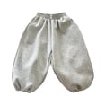thumbnail image 1 of CONZONE Boys Baggy Pants Wide Leg Jogger Pants for Boys Elastic Waist Fall Trousers with Pockets, 1 of 4