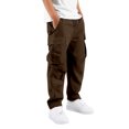 thumbnail image 1 of CONZONE Kids Boys Baggy Cargo Pants Wide Leg Casual Pants for Child Elastic Waist School Fall Winter Outdoor Jogger Pants with Pockets, 1 of 8
