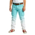 thumbnail image 1 of CONZONE Kids Boys Cargo Pants Outdoor Hiking Pants For Child Elastic Waist Gradient Color Wide Leg Jogger Trousers With Pockets, 1 of 4