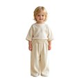 thumbnail image 1 of CONZONE Kids Boys Corduroy Pants Wide Leg Casual Pants for Child Elastic Waist Baggy Fall Winter Jogger Pants with Pockets, 1 of 7