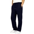 thumbnail image 1 of CONZONE Kids Boys Uniform Sweatpants Straight Leg Sweat Pants for Child Elastic Waist Drawstring Back To School Fall Winter Athletic Jogger Pants with Pockets, 1 of 8