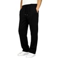 thumbnail image 1 of CONZONE Kids Boys Uniform Sweatpants Straight Leg Sweat Pants for Child Elastic Waist Drawstring Back To School Fall Winter Athletic Jogger Pants with Pockets, 1 of 8