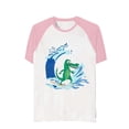 thumbnail image 1 of CONZONE Kids Toddler Boys Tee Shirts Cartoon Print Summer Crew Neck Short Sleeved Fashionable Tops Pink Size 4-5 Years, 1 of 4