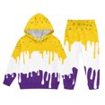 thumbnail image 1 of CONZONE Little Boys Outfits 2 Piece Ice Cream Graphic Long Sleeve Hoodies Pants Set Funny Fall Winter Clothes for Kids, 1 of 5