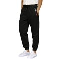 thumbnail image 1 of CONZONE Men'S Baggy Sweatpants Casual Wide Leg Fleece Sweat Pants for Men Solid Color Elastic Waist Drawstring Soft Cozy Athletic Joggers With Pockets, 1 of 9