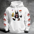 thumbnail image 1 of CONZONE Men's Hoodies Long Sleeve Pullover Hoodie for Men Graphic Hooded Sweatshirts With Pocket, 1 of 3