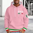thumbnail image 1 of CONZONE Men's Hoodies Long Sleeve Pullover Hoodie for Men Italian Flag Graphic Hooded Sweatshirts With Pocket, 1 of 4