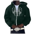 thumbnail image 1 of CONZONE Men's Hoodies Long Sleeve Pullover Hoodie for Men Zip Up Graphic Y2K Fall Hooded Sweatshirts With Pocket, 1 of 3